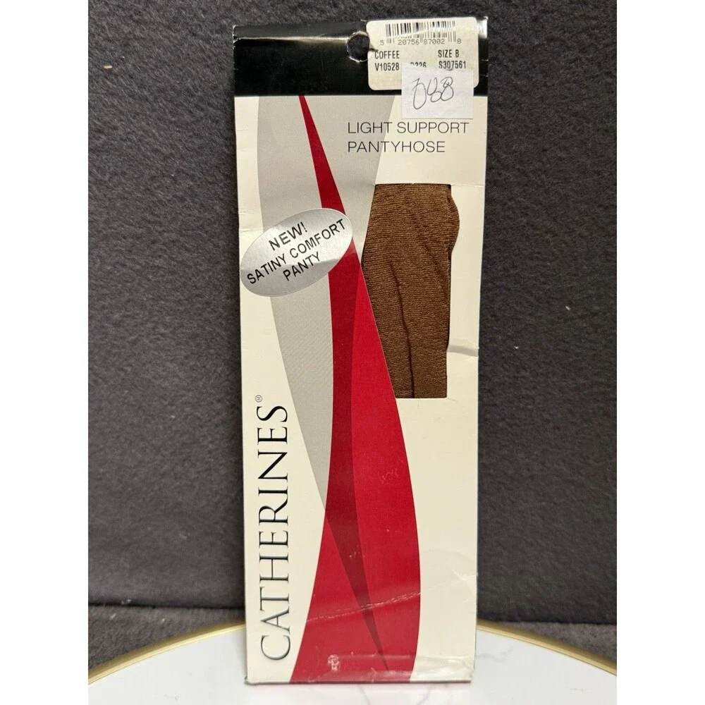 Pantyhose Hosiery Multipack XL Set of 4 Nude Black Ivory Coffee Vintage Sheer
